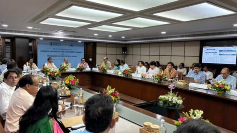 Business News | Centre Urges Odisha to Boost Seafood Exports Through Value Addition, Infrastructure Expansion