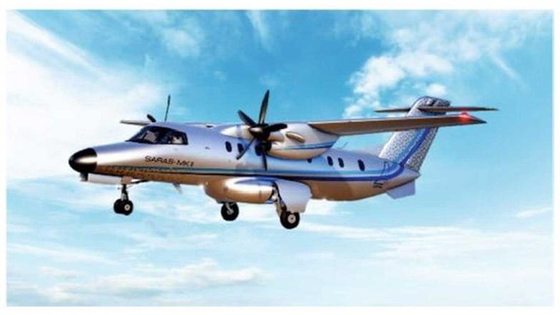 India News | CSIR-NAL Completes Design of Indigenous 19-seater Saras MK II; Leh Airport Terminal 83 Pc Complete