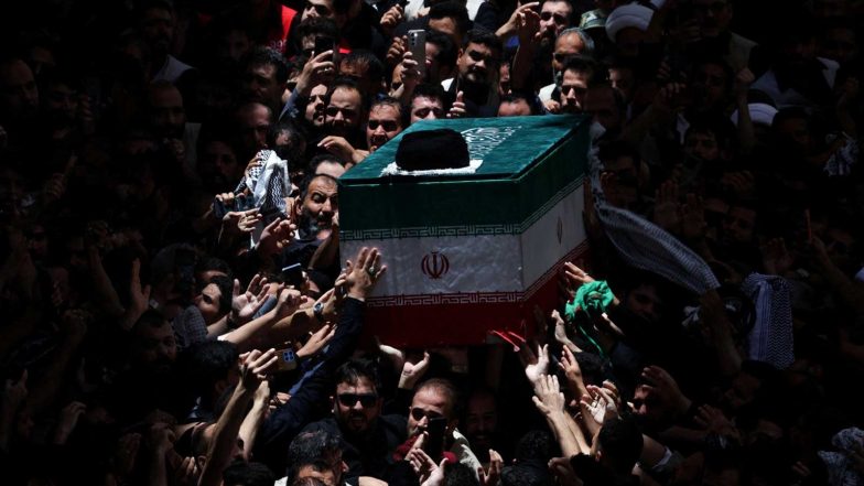 World News | Funeral Procession of Ali Khamenei Enters Shrine of Imam Ali in Iraq; to Be Buried in Mashhad on Thursday