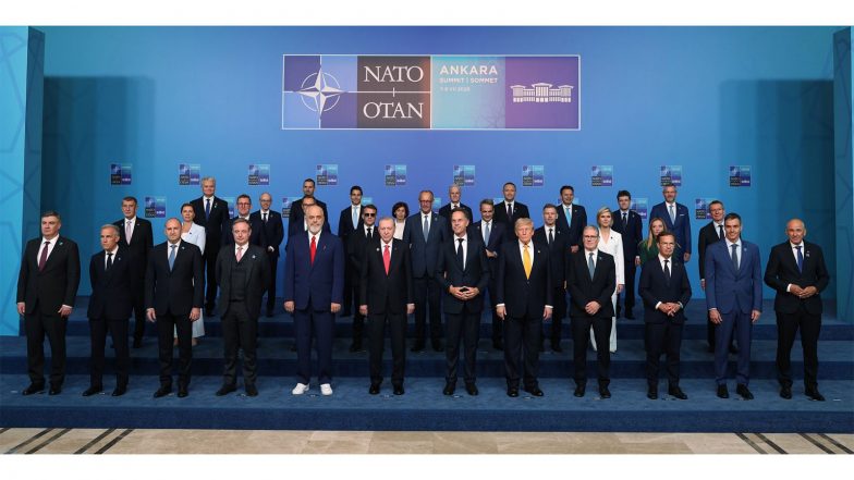 World News | NATO Pledges EUR70 Bn for Ukraine, Announces $50 Bn New Defence Procurements, Reaffirms Deterrence Against Russia