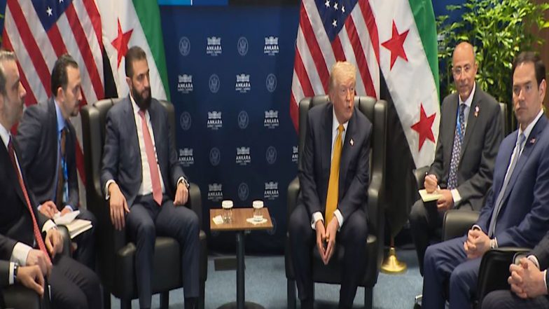 World News | Trump Notifies Congress of Intent to Delist Syria as State Sponsor of Terrorism