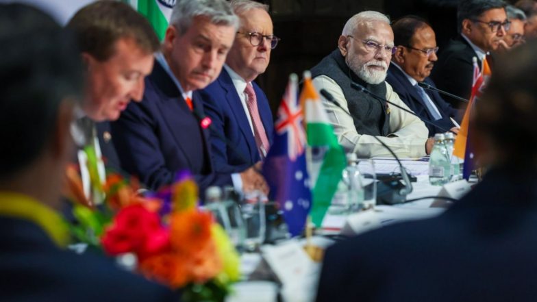 World News | India, Australia Reaffirm Energy Security Partnership, Finalise Uranium Export Arrangements