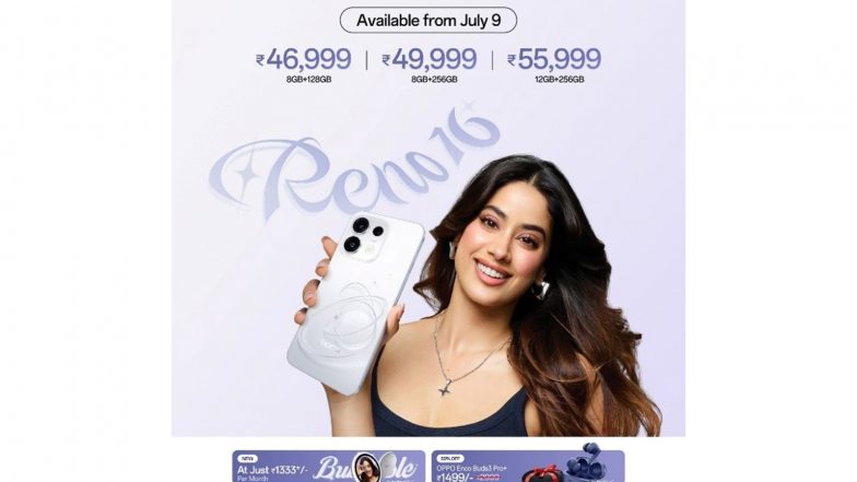 Business News | OPPO Reno16 Series Goes on Sale; OPPO Bubble Also Now Available at INR 7,999