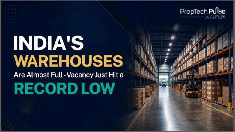 Business News | India's Warehouses Are Almost Full - Vacancy Just Hit a Record Low