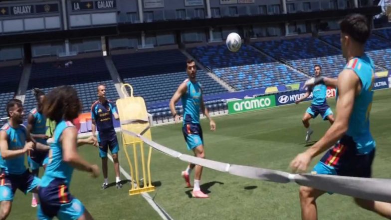 Sports News | FIFA World Cup 2026: Spain Play 'soccer-tennis' Fusion Ahead of Quarterfinal Against Belgium