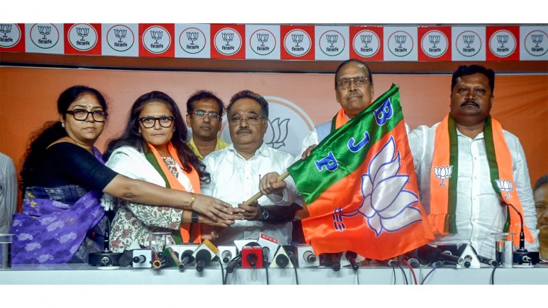 India News | West Bengal: BJP Fields Three Ex-Trinamool Leaders for RS Bypolls Hours After Joining Party, TMC Leadership Fumes