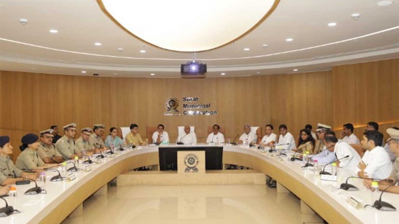 India News | Gujarat: CM Bhupendra Patel Reviews Flood Situation at Meeting with Officials