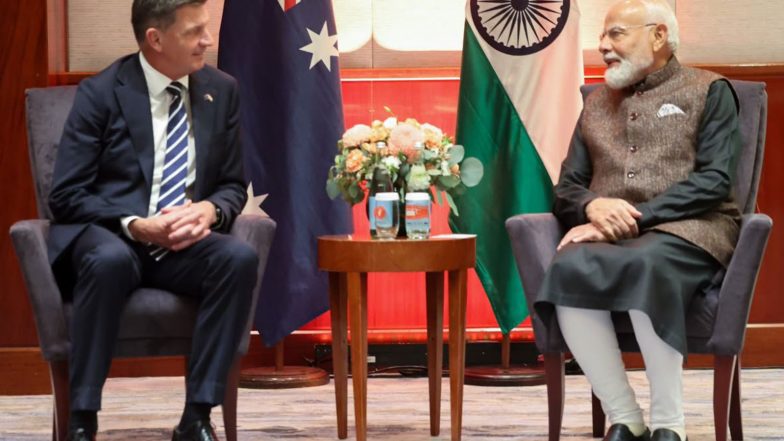 World News | PM Modi Holds Talks with Leader of the Opposition of Australia on Strength of Bilateral Ties