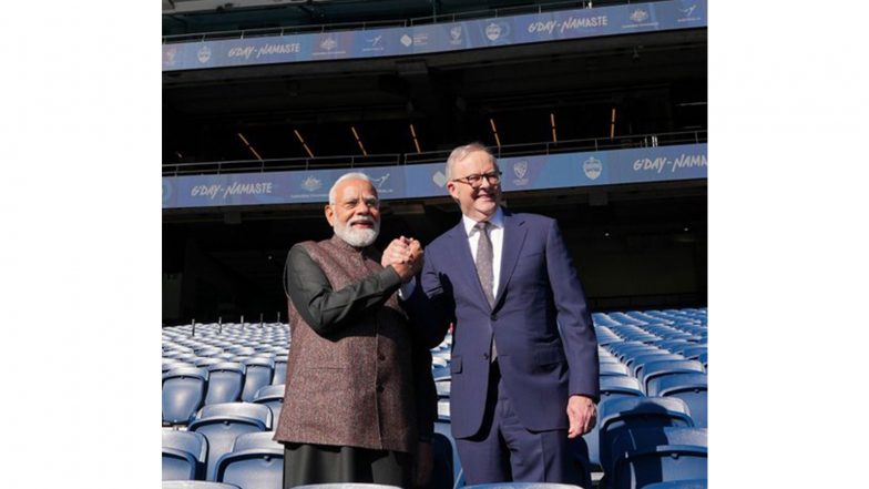 World News | 'Stepping into MCG Evokes Emotions for Any Indian': PM Modi Celebrates Cricket Diplomacy at Australia's Iconic Melbourne Cricket Ground