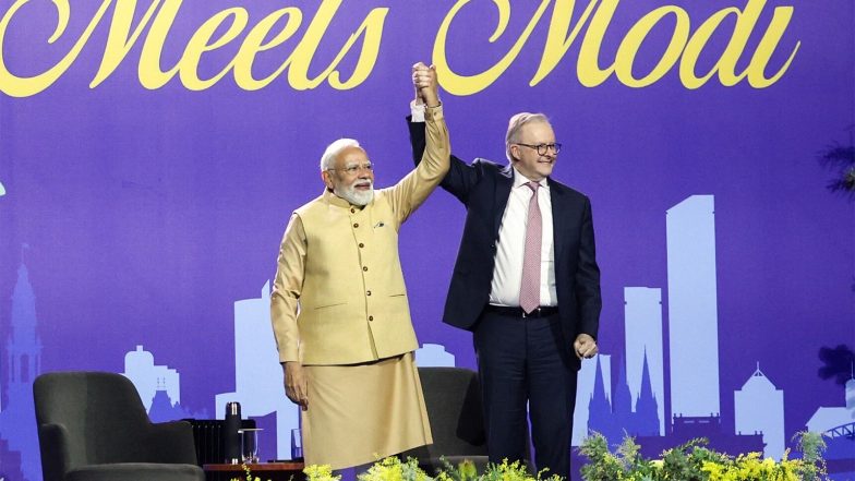 World News | Australia and India Expand 'Comprehensive Strategic Partnership' with New Security and Tech Pacts