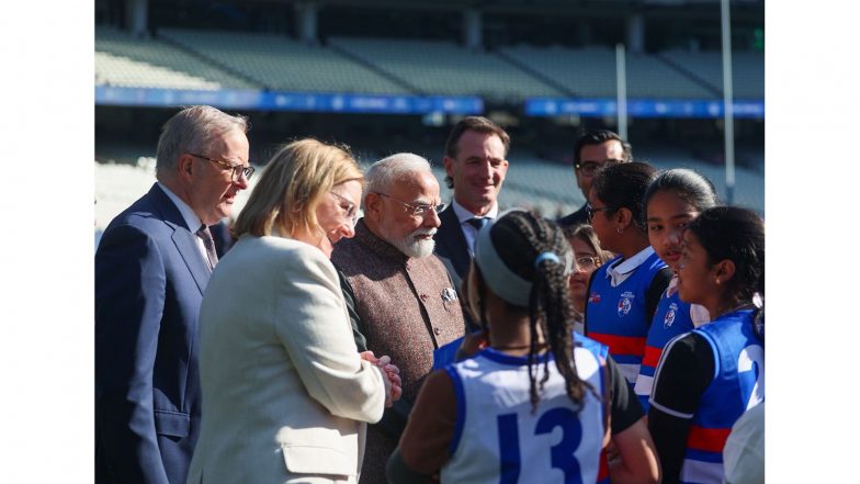 Sports News | PM Modi Highlights India-Australia Sporting Bond, Praises Young Talent at MCG