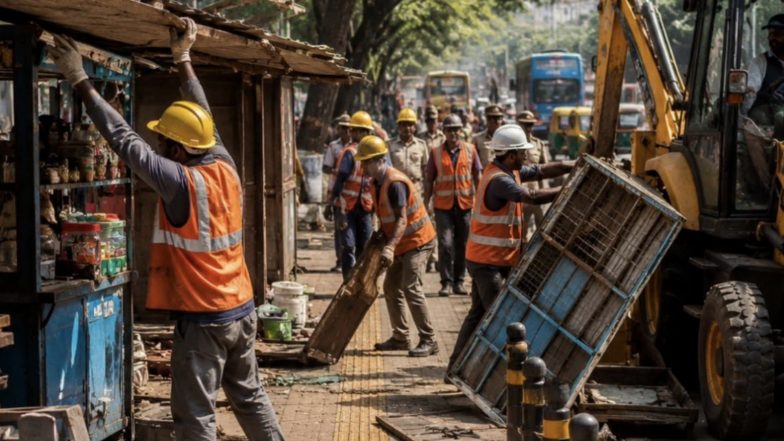 India News | 'Harsh but Necessary' to Make Bengaluru Walkable Again: Karnataka Launches Footpath Clearance Drive, Says Vendors Will Be Relocated, Not Removed