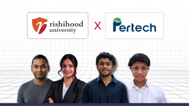 Business News | Rishihood University Students Secure Paid AI & Project Management Internships with US-Based Pertech Industries