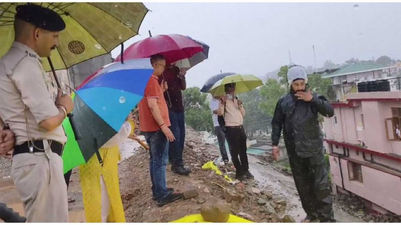 India News | Relentless Rain Batters Sirmaur; Jaton Dam Opens All 10 Gates, Rescue Operations Underway