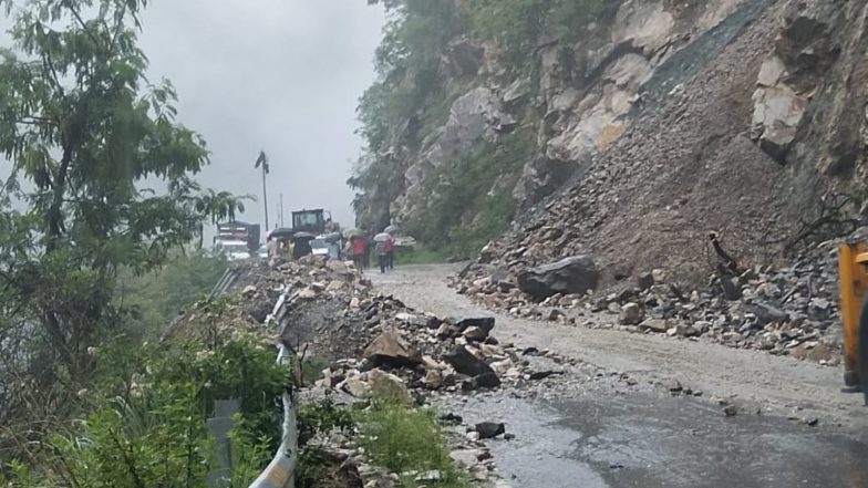 India News | Gangotri National Highway Reopened After Debris Clearance; Uttarakhand on High Alert Amid Heavy Rainfall Warning