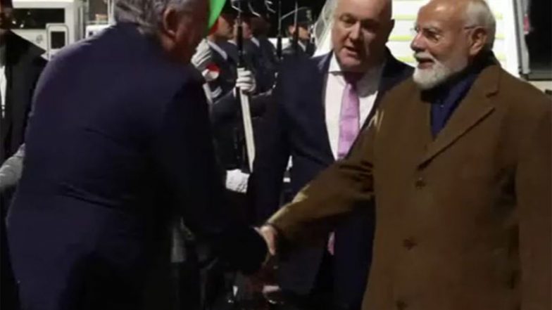 World News | PM Modi Lands in Auckland, Greeted by PM Luxon