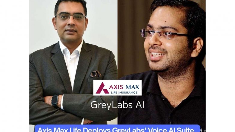 Business News | Axis Max Life Deploys GreyLabs' Voice AI Suite, Achieving ~15% Uplift in Sales Conversions