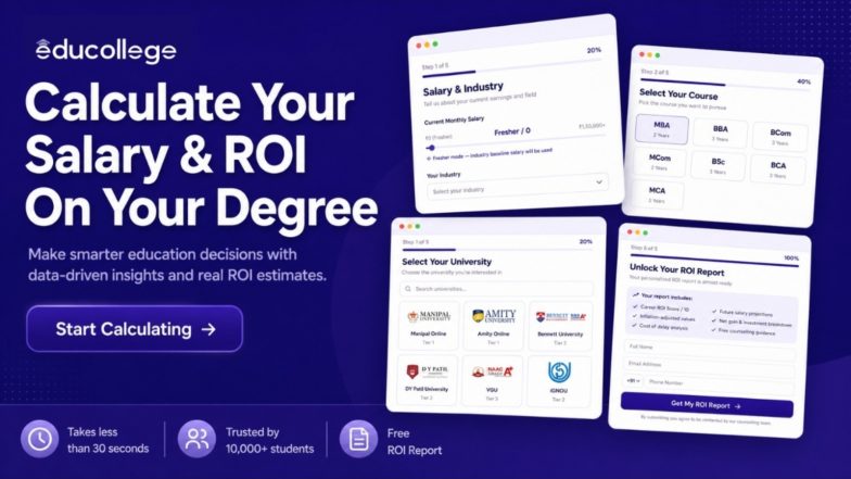 Business News | EduCollege Launches Degree ROI Calculator to Help Students and Working Professionals Make Data-Backed Education Decisions