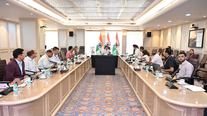 Business News | Piyush Goyal Chairs Review Meeting with National Productivity Council to Boost Inter-departmental Ties and Service Delivery