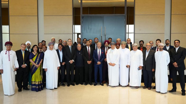 World News | Jaishankar Meets Indian Diaspora During Visit to Oman