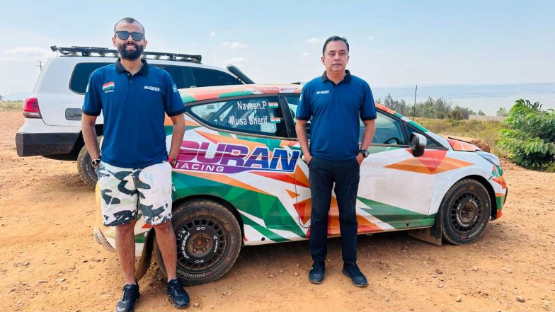 Sports News | Indian Duo Naveen Puligilla, Musa Sherif Eye Strong Finish at Rwanda Rally 2026