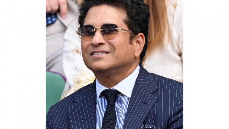 Sports News | Wimbledon 2026: Sachin Tendulkar Graces Royal Box During Men's Semi-final
