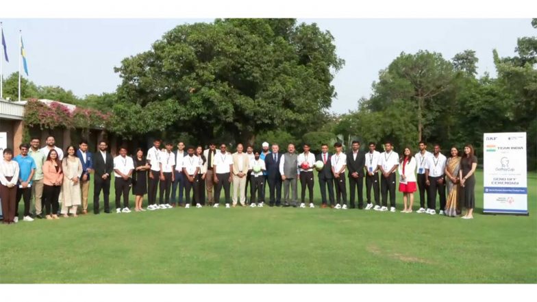 Sports News | Special Olympics Bharat Football Team Eyes Gothia Cup Hat-trick, Receives Grand Send-off at Swedish Embassy