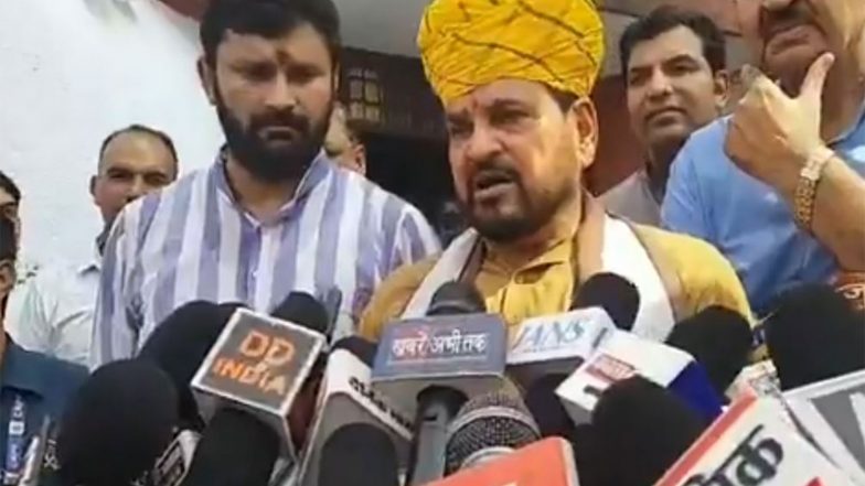 Sports News | Brij Bhushan Singh Lauds Haryana's Wrestling Infrastructure, Says India Poised to Win More Olympic Medals