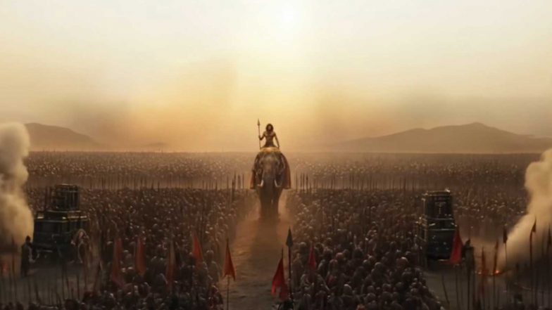 Entertainment News | Dhanush Rides an Elephant, Holds Vel in 'Thamizh Murugan' First Look