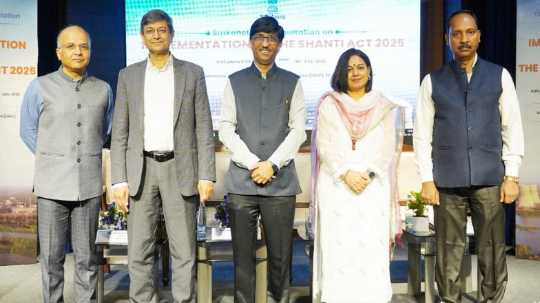 Business News | NITI Aayog Convenes Stakeholder Consultation on Implementation of SHANTI Act 2025