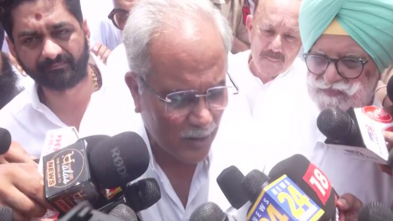 India News | Issues Raised by Punjab Congress Leaders Will Be Conveyed to High Command: Bhupesh Baghel; Denies Factional Rift