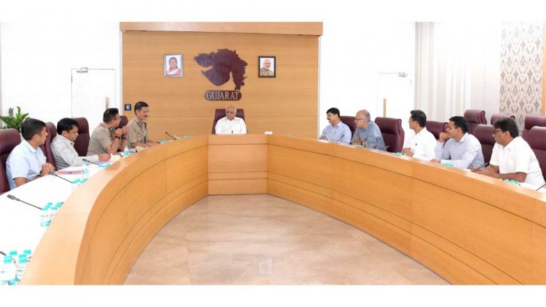 India News | Gujarat CM Conducts High-level Review of Preparations, Security Arrangements for 149th Rath Yatra