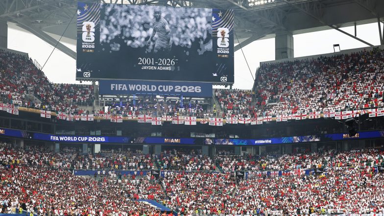 Sports News | FIFA World Cup 2026: England, Norway Players Observe Moment of Silence for South Africa's Jayden Adams