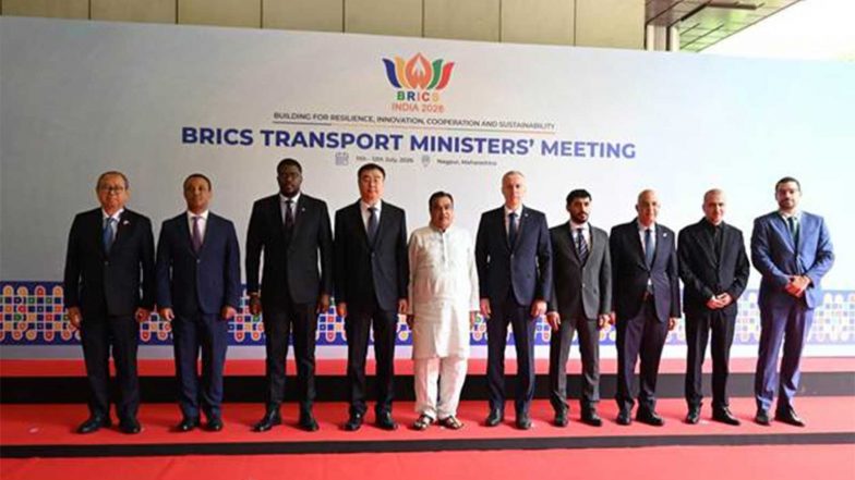 India News | Union Minister Nitin Gadkari Calls for Stronger BRICS Cooperation to Build Sustainable, Resilient and Future-ready Transport Systems