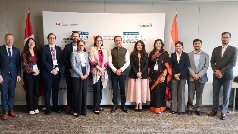 Business News | India, Canada Conclude Third Round of CEPA Talks in Ottawa, Target 2026 Conclusion