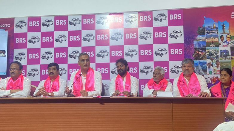 India News | BRS' Harish Rao Slams Revanth Reddy over Remarks on Farmers; Demands Immediate Operation of Kannapalli, Devadula Pumps