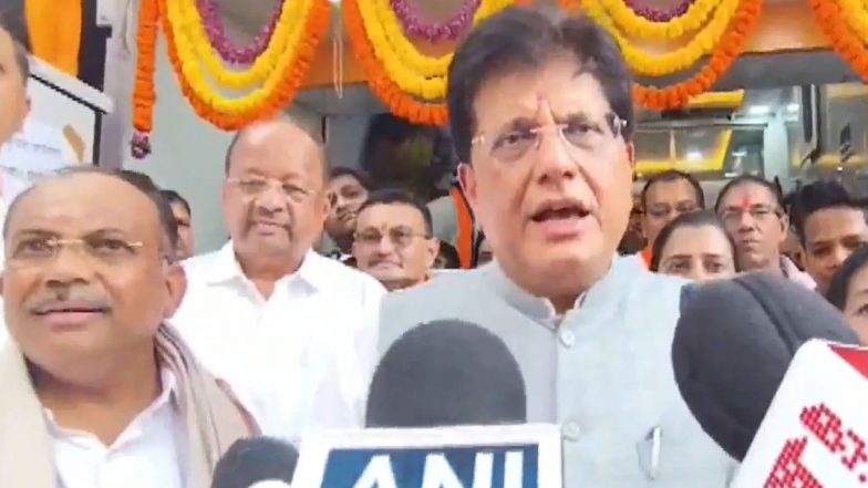 India News | Union Minister Piyush Goyal Inaugurates BJP Leader Ganesh Khankar's Office in Mumbai