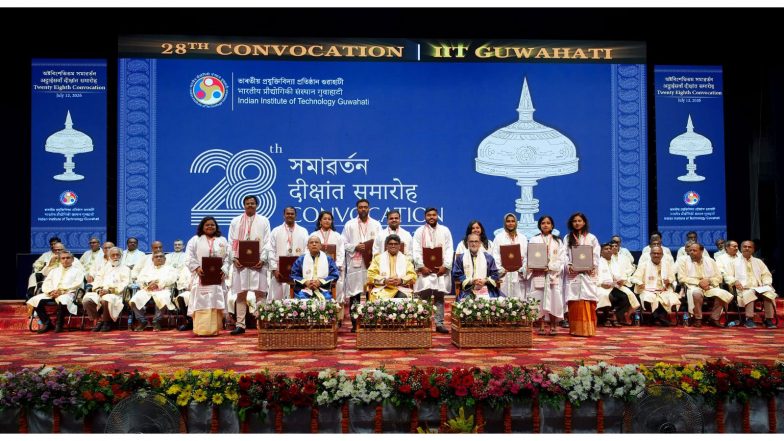 India News | Assam: 2,265 Degrees Awarded During 28th Convocation of IIT Guwahati