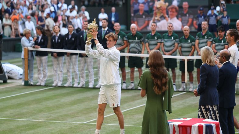 Sports News | Jannik Sinner Defends Wimbledon Title, Beats Alexander Zverev in Four Sets