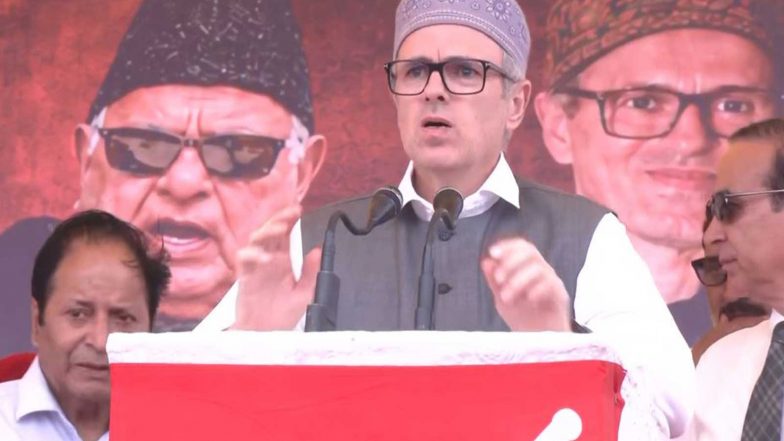India News | ₹100 Crore Defamation Threat: BJP Serves Legal Notice to J-K CM Omar Abdullah over 'MLA Poaching' Allegations