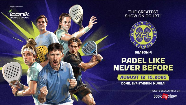Sports News | World Padel League 2026: Squads Announced for Season 4 as International Stars Set to Represent 6 Franchises