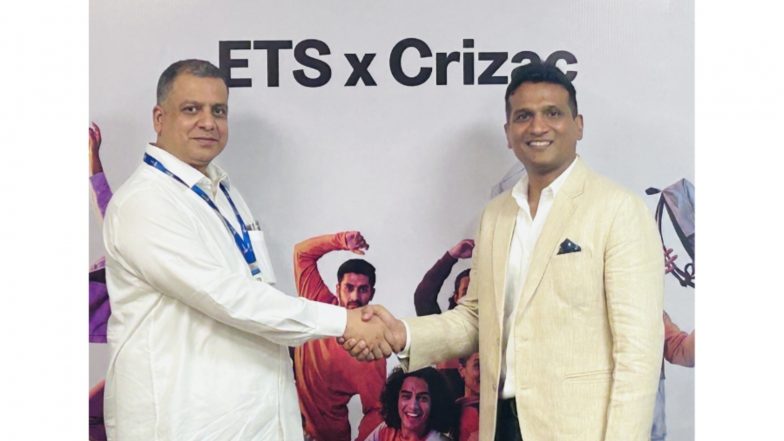 Business News | ETS India and Crizac Partner to Expand Access to Authorised TOEFL and GRE Preparation for More Than One Lakh Study Abroad Aspirants