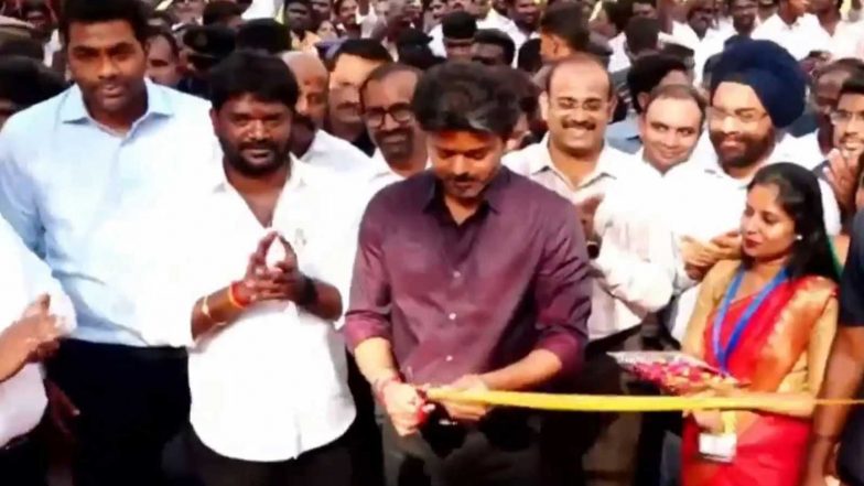India News | Tamil Nadu CM Vijay Inaugurates MLA Office in Perambur