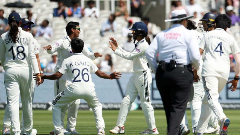 Sports News | India Scripts History at Lord's, Crushes England by 270 Runs in First Women's Test