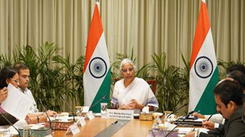 Business News | FM Nirmala Sitharaman Asks Banks to Step Up NRI Outreach as FCNR(B), ECB, OFCB Schemes Draw Strong Interest