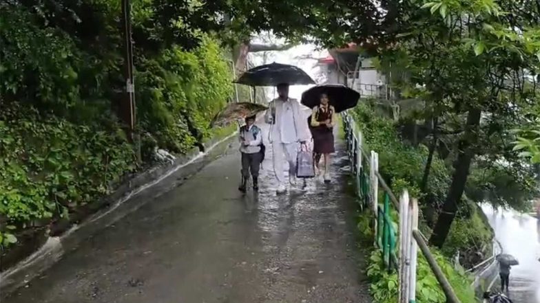 India News | Heavy Monsoon Rains Disrupt Normal Life in Himachal; 69 Roads, 80 Water Supply Schemes Affected