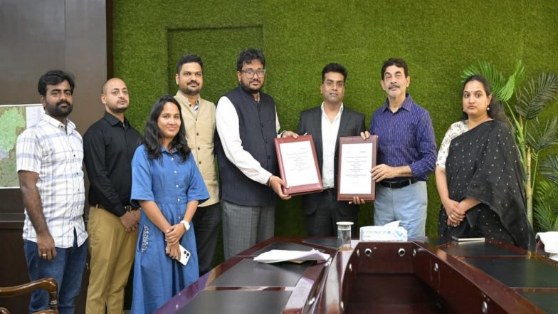 India News | MoU Signed Between Telangana Govt, Amazon to Set Up Rest Stops for Gig Workers