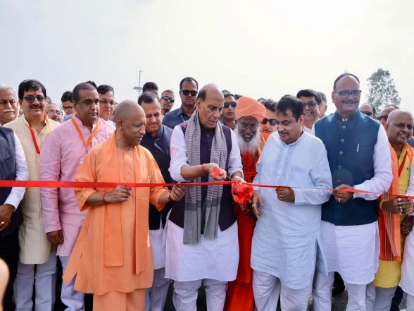 Ειδήσεις Ινδίας | Οι Rajnath Singh, Nitin Gadkari και Yogi Adityanath παρευρίσκονται στην τελετή έναρξης της οδού Kanpur-Lucknow Expressway