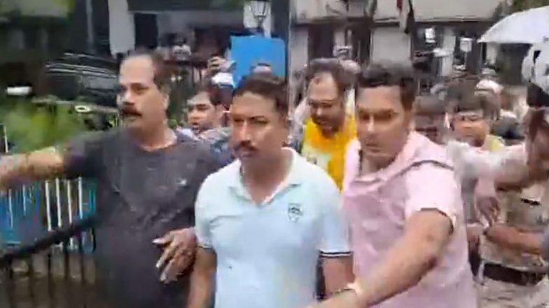 India News | Eggs Thrown at Former TMC MLA's Son During Police Escort to Court in West Bengal