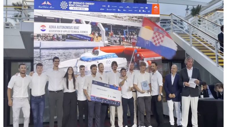 Sports News | Italian Teams and Croatia's Adria Autonomous Boat Team Lead Way as Monaco Energy Boat Challenge Wraps Up Key Races